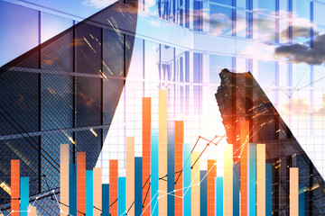 Creative financial background