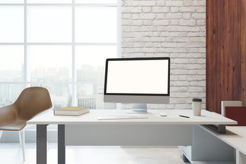 Modern office with workplace