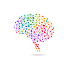 Creative concept of the human brain, eps10 vector