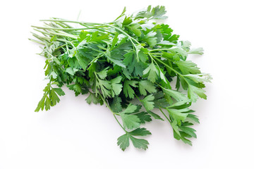 Parsley leaves biological