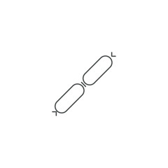 sausage icon. sign design