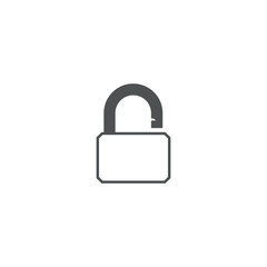 lock icon. sign design