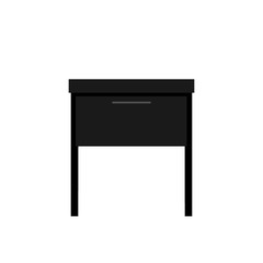 Nightstand, bedside table, Table with drawer, a piece of interior, piece of furniture