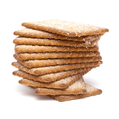 sugar and cinnamon thin dry cookies