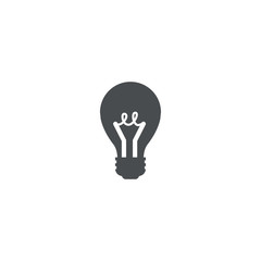 bulb icon. sign design