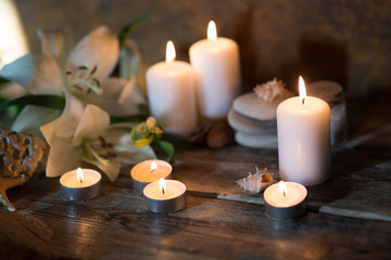 Beautiful composition of spa