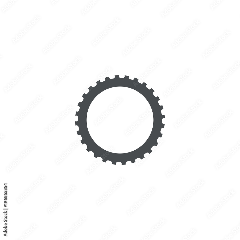 Wall mural cogwheel icon. sign design