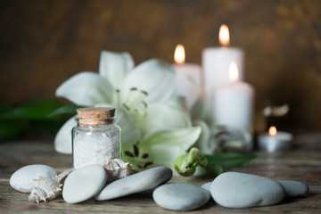 Beautiful composition of spa