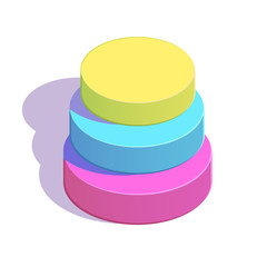 Isometric simple icon