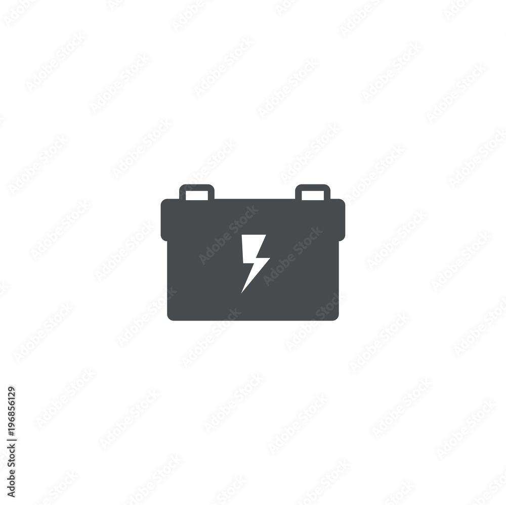 Poster battery icon. sign design