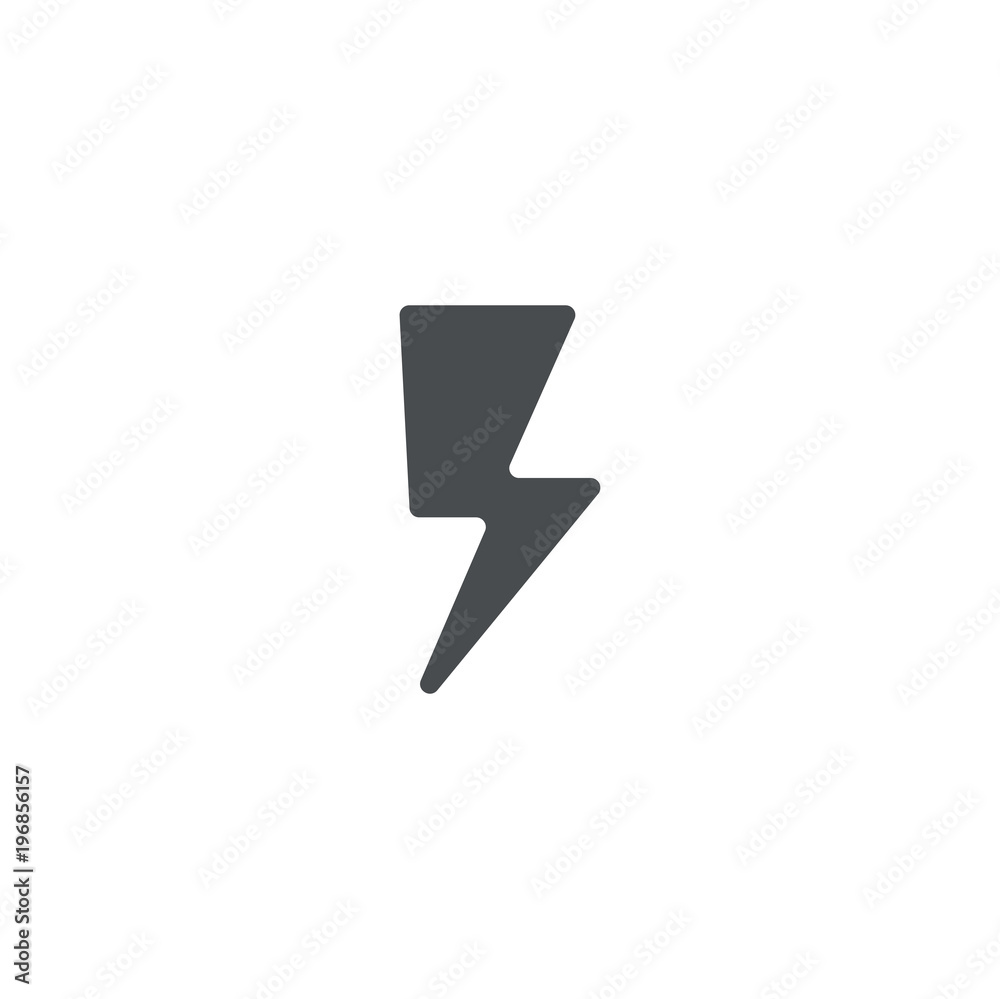 Canvas Prints lightning icon. sign design