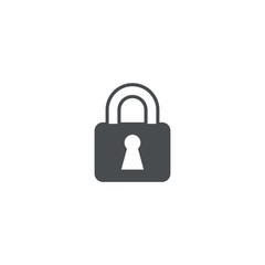 lock icon. sign design