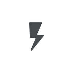 lightning icon. sign design