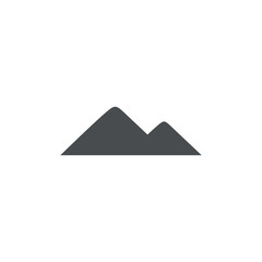 Fototapeta na wymiar mountain icon. sign design