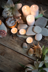 Beautiful composition of spa