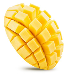 Ripe mango isolated