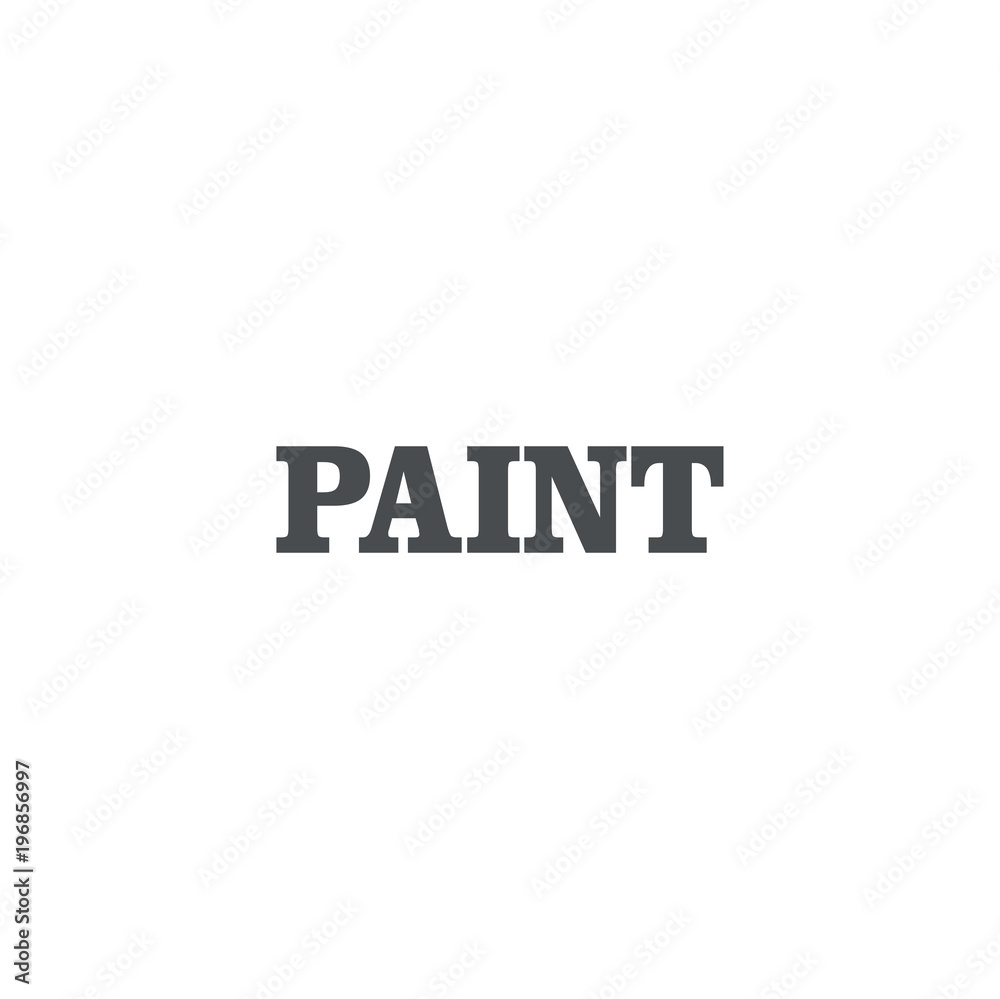 Canvas Prints paint icon. sign design