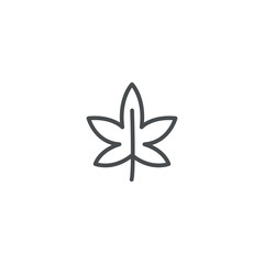 leaf icon. sign design