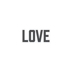 love icon. sign design