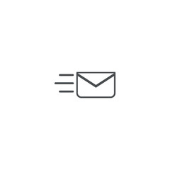 send message icon. sign design