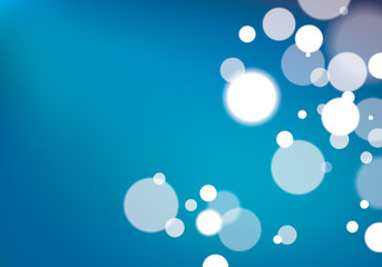 Defocused lights background. Bokeh effect texture. Beautiful vector abstract illustration. Holidays magic festive shiny theme.