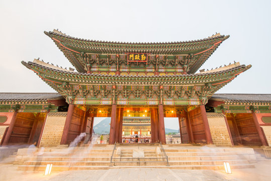 경복궁의 야경