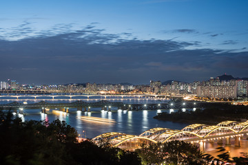 한강과 서울풍경