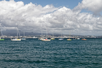 Naklejka premium Fort de France bay - Martinique FWI