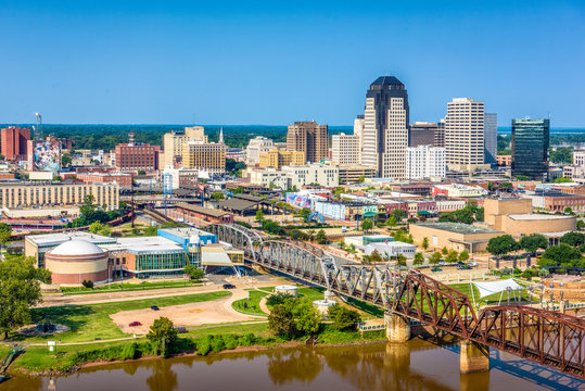 Shreveport, Louisiana, USA Skyline