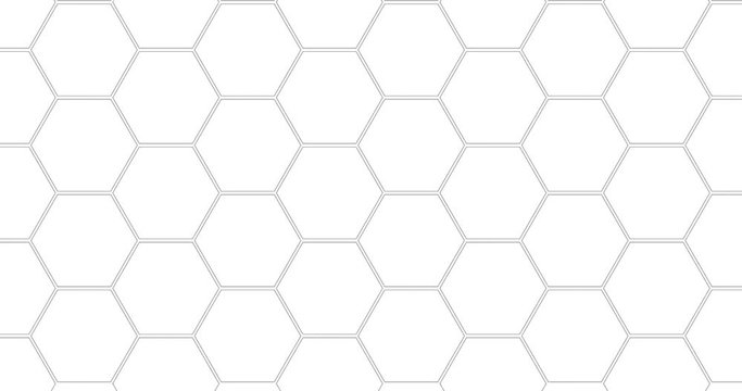 Loopable background from mesh with hexagons.