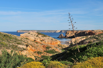 Près du cap Saint-Vincent au Portugal