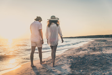 Couple on a tropical beach