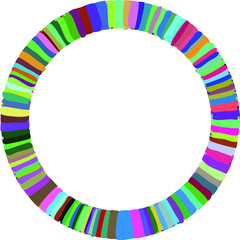 Colorful line circle 4