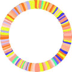 Fototapeta premium Colorful line circle 2