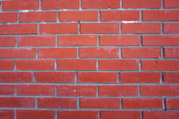 texture of a red brick wall