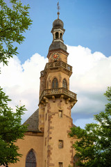 Molsheim. Eglise saint Georges, Bas Rhin, Alsace. Grand Est