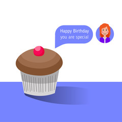 card of happy birthday celebration