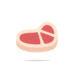 Meat icon vector