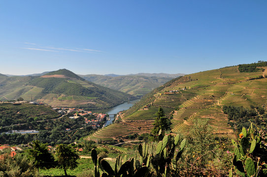 Vall&eacute;e du Duro &agrave; Pinhao, Portugal