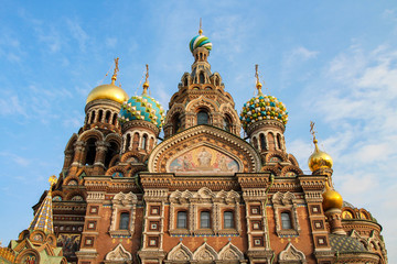 Fototapeta na wymiar Church of the Savior on Blood in Saint Petersburg, Russia