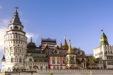 Fototapeta premium Kremlin In Izmailovo in Moscow, Russia.