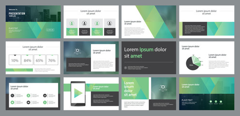 abstract business presentation template design and page layout design for brochure ,book , magazine,annual report and company profile , with info graphic elements graph