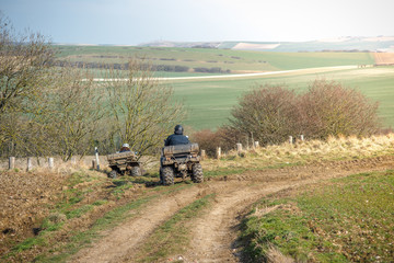 Obraz premium goupe de quads en automne