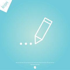 pencil vector icon