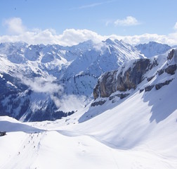 Ifen Alps winter snow
