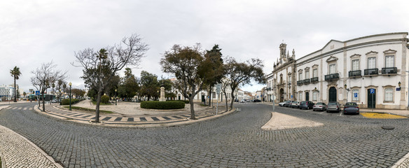 Naklejka premium historical downtown panorama