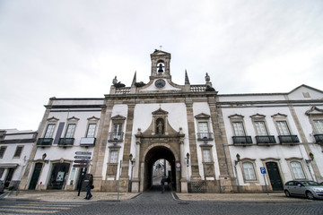 Main entrance to historical downtown