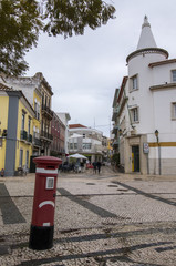 Tourist area downtown of Faro city