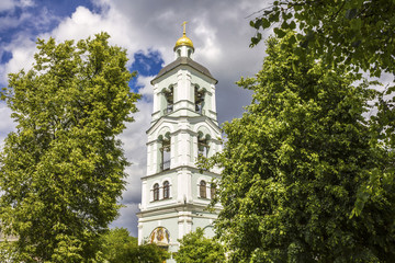 The church of the Icon of the Mother of God "The Life-giving Spring" on the territory of Tsaritsyno Park, Moscow, Russia.