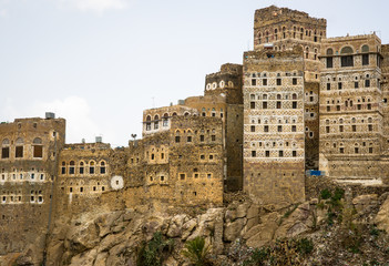 Fototapeta premium Al Hajira Skyline, Yemen
